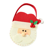 Max Non-woven fabric Christmas present Apple Candy Bags with Handles Santa Claus