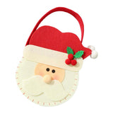 Max Non-woven fabric Christmas present Apple Candy Bags with Handles Santa Claus