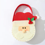 Max Non-woven fabric Christmas present Apple Candy Bags with Handles Santa Claus