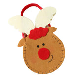 Max Non-woven fabric Christmas present Apple Candy Bags with Handles Deer