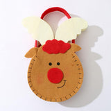 Max Non-woven fabric Christmas present Apple Candy Bags with Handles Deer