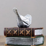 Max Resin Bird Shaped Ornament Statue Figurine Photo Props Home Desk Shelf Decor