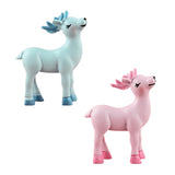Max Resin Sculpture Lovely Horse Figurine For Home Office Tabletop Ornament Pink