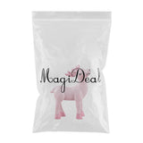 Max Resin Sculpture Lovely Horse Figurine For Home Office Tabletop Ornament Pink
