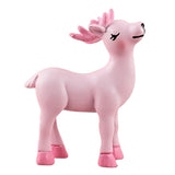 Max Resin Sculpture Lovely Horse Figurine For Home Office Tabletop Ornament Pink