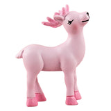 Max Resin Sculpture Lovely Horse Figurine For Home Office Tabletop Ornament Pink