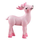 Max Resin Sculpture Lovely Horse Figurine For Home Office Tabletop Ornament Pink