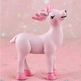 Max Resin Sculpture Lovely Horse Figurine For Home Office Tabletop Ornament Pink
