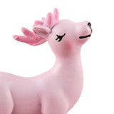 Max Resin Sculpture Lovely Horse Figurine For Home Office Tabletop Ornament Pink