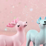 Max Resin Sculpture Lovely Horse Figurine For Home Office Tabletop Ornament Pink