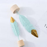 Max Nordic style Iron Feather Living Room Dining Table Bedroom Decor Photo Props