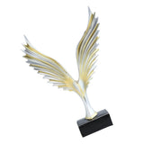 Max Resin Sculpture Eagle Model Figurine Home Office Tabletop Ornament
