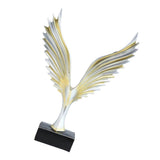 Max Resin Sculpture Eagle Model Figurine Home Office Tabletop Ornament