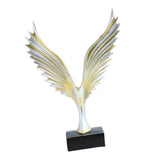 Max Resin Sculpture Eagle Model Figurine Home Office Tabletop Ornament