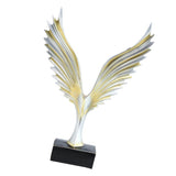 Max Resin Sculpture Eagle Model Figurine Home Office Tabletop Ornament