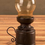 Max Tea Candle Holder Kerosene Lamp Style Shade Resin Crafts Home Ornament Gift