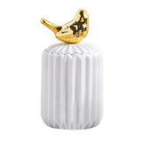 Max Creative Ceramic Toothpick Holder Dispenser with Lid