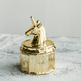Max Nordic Style Ceramic Unicorn Furnishing Articles Jewerly Storage Box