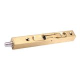 Max Stainless Steel Door Flush Bolt Security Slide Door Guard Latch Lock Golden