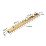 Max Stainless Steel Door Flush Bolt Security Slide Door Guard Latch Lock Golden