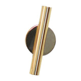 Max Wall-Mounted Flower Tube for Flower Display Wall Metal Vase Holder Gold