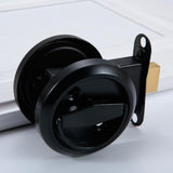 Max Stainless Steel Hidden Door Locks Cabinet Furniture Invisible Locks Black