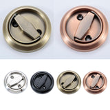 Max Stainless Recessed Invisible Door Handle Locks Cabinet Pulls Handle Silver