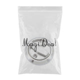 Max Stainless Recessed Invisible Door Handle Locks Cabinet Pulls Handle Silver