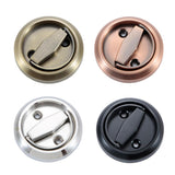 Max Stainless Recessed Invisible Door Handle Locks Cabinet Pulls Handle Silver