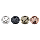 Max Stainless Recessed Invisible Door Handle Locks Cabinet Pulls Handle Silver