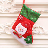 Max Non-woven Cloth Christmas Stockings Xmas Decor Pendant Gift Bag M Snowman