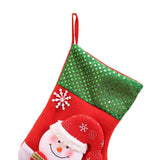 Max Non-woven Cloth Christmas Stockings Xmas Decor Pendant Gift Bag M Snowman