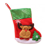 Max Non-woven Cloth Christmas Stockings Xmas Decor Pendant Gift Bag M Elk