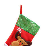 Max Non-woven Cloth Christmas Stockings Xmas Decor Pendant Gift Bag M Elk