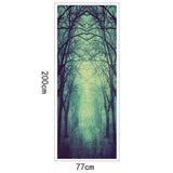 Max 3D Door Mural Sticker Removable Waterproof Wallpaper for Halloween Decor