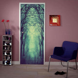 Max 3D Door Mural Sticker Removable Waterproof Wallpaper for Halloween Decor