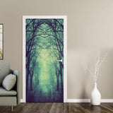 Max 3D Door Mural Sticker Removable Waterproof Wallpaper for Halloween Decor
