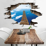 Max Self-adhesive Waterproof DIY 3D Sticker Mural f/Stairway Floor Wall Decor B