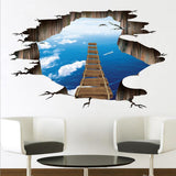 Max Self-adhesive Waterproof DIY 3D Sticker Mural f/Stairway Floor Wall Decor B