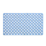 Non-slip Bathroom Shower Mat Suction Cup Bathtub Mat Kitchen Mat Blue