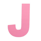 Max DIY 3D Pink Capital English Letters Wall Stickers J