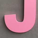 Max DIY 3D Pink Capital English Letters Wall Stickers J