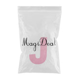 Max DIY 3D Pink Capital English Letters Wall Stickers J