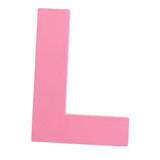 Max DIY 3D Pink Capital English Letters Wall Stickers L