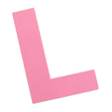 Max DIY 3D Pink Capital English Letters Wall Stickers L