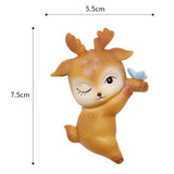 Max Cute Deer Shape Switch Decor Figures For Home Kitchen Bedroom Switch Decor C