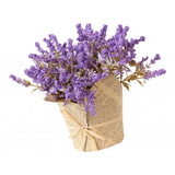 Max Artificial Lavender Gypsophila Flowers Bouquet Potted Flower Purple