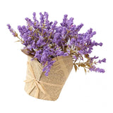 Max Artificial Lavender Gypsophila Flowers Bouquet Potted Flower Purple