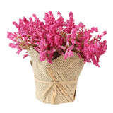 Max Artificial Lavender Gypsophila Flowers Bouquet Potted Flower Rose Red