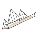 Max Nordic Style Iron Wall Shelf Wall Mounted Storage Rack  Black